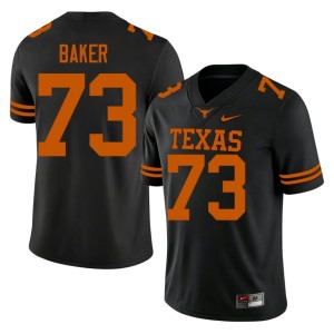College Football Men Burnt Orange Embroidery #73 Black Brandon Baker Jersey 885684-603