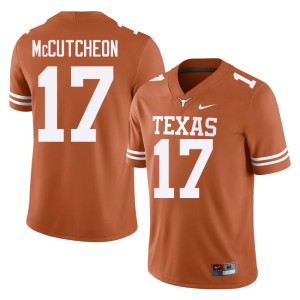 College Football University of Texas Men Alumni Daylan McCutcheon Orange #17 Jerseys 318501-242