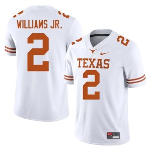 College Football 2026-27 #2 UT Mens Derek Williams Jr. White Jersey 168720-595