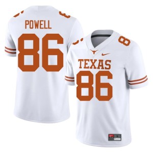 College Football White #86 Men's UT Hudson Powell University Jerseys 760829-606