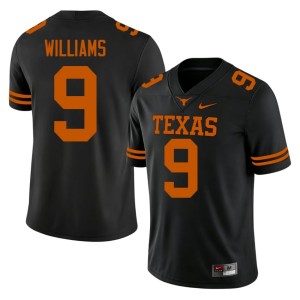 College Football Black Stitched Jonah Williams Men Texas #9 Jersey 475654-489