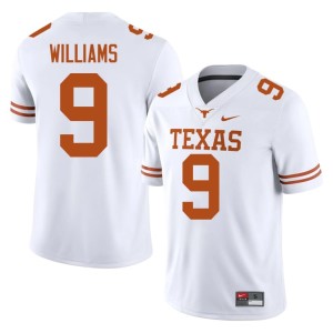 College Football Player Jonah Williams Men's White #9 Texas Athletics Jerseys 620094-447