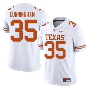 College Football 2026-27 UT Longhorns #37 Men White Jonathan Cunningham Jersey 588440-251