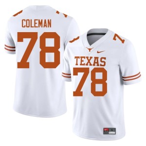 College Football #78 High School White Jordan Coleman Mens Lone Star State Reps Jerseys 548975-876