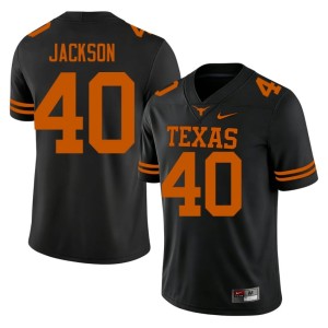 College Football Stitched Lance Jackson Black #40 UT Mens Jersey 997670-885