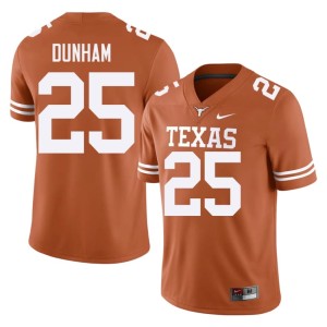 College Football #25 2026-27 Luke Dunham Mens Orange Longhorns Jersey 991807-329