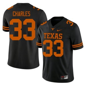 College Football High School Myron Charles Lone Star State Reps #33 Black Men's Jersey 329288-252