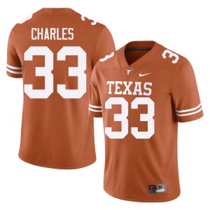 College Football Men UT Myron Charles Orange #33 2026 Jersey 577126-337
