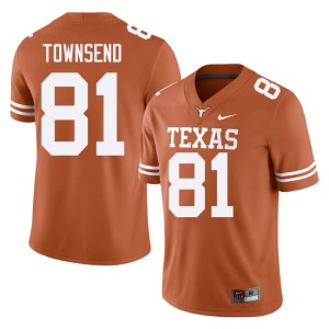 College Football Men Nick Townsend 2026-27 Orange #81 Texas Longhorns Jerseys 716653-886
