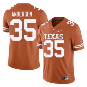 College Football Men's #35 UT Embroidery Orange Rett Andersen Jerseys 515450-102