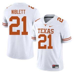 College Football White Men 2026-27 #21 Ryan Niblett UT Jerseys 351455-570