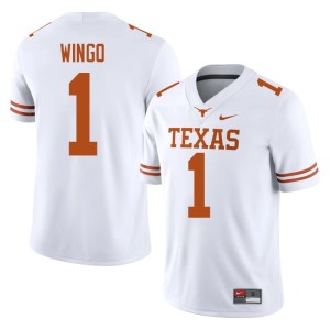 College Football White Ryan Wingo Stitched UT Men #1 Jerseys 931272-740