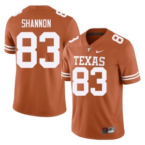 College Football UT Austin Spencer Shannon Orange #83 Embroidery Men Jersey 660949-772