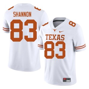 College Football White Spencer Shannon Men 2026-27 #83 University of Texas Jerseys 314649-546