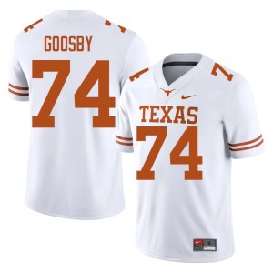 College Football #74 White 2026-27 Mens Trevor Goosby University of Texas Jerseys 216489-816