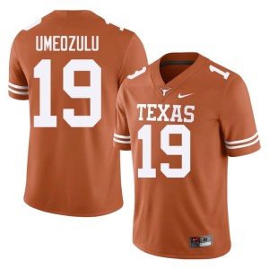 College Football Zina Umeozulu Men Replica Orange UT #19 Jerseys 872183-409