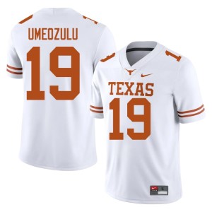 College Football Zina Umeozulu White UT Men's #19 Player Jersey 404649-268