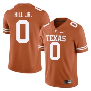 College Football University of Texas Anthony Hill Jr. #0 Men Stitched Orange Jerseys 959645-710