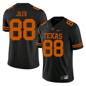 College Football University of Texas Stitched #88 Black Men's Charlie Jilek Jersey 389220-308