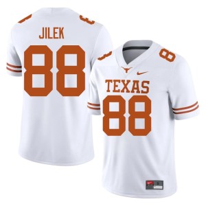 College Football #88 Player Charlie Jilek White Men's UT Jerseys 598456-148