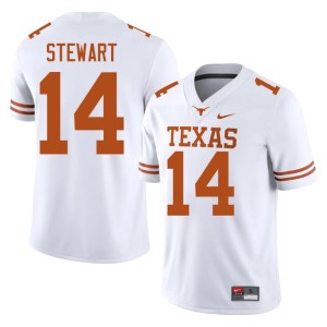 College Football Lone Star State Reps Embroidery Chris Stewart White Mens #14 Jerseys 999306-897