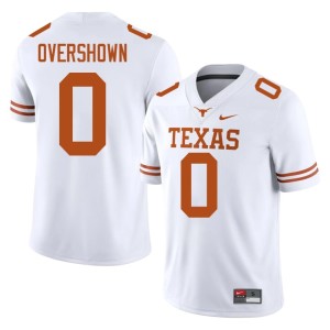 College Football White Player Texas Longhorns DeMarvion Overshown Mens #0 Jerseys 729061-834