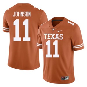 College Football Men's #11 Alumni Derrick Johnson Orange Longhorns Jerseys 209571-184