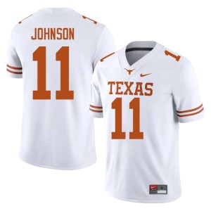 College Football Men Derrick Johnson #11 UT White Limited Jersey 610804-288