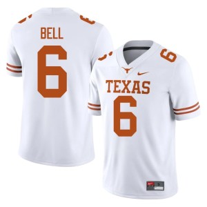College Football Longhorns #6 Alumni Men White Dia Bell Jerseys 487574-202