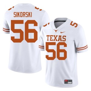 College Football Lone Star State Reps Men's #56 Dylan Sikorski White Game Jersey 395065-410