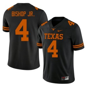 College Football Official #4 UT Black Men Jermaine Bishop Jr. Jerseys 339922-796