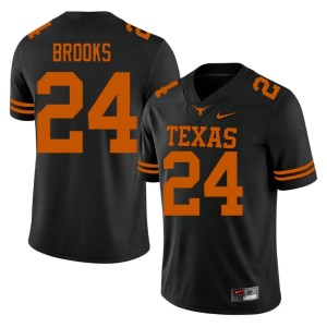 College Football Black #24 Mens Jonathon Brooks UT NCAA Jersey 725511-607