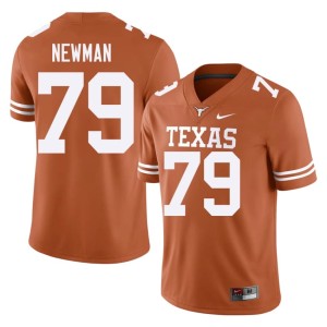 College Football Jonte Newman Orange Men NCAA #79 Texas Jersey 267698-905