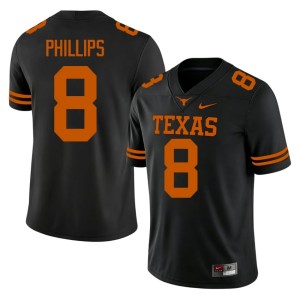 College Football UT Men Black Limited Kade Phillips #8 Jersey 518121-376