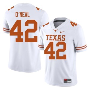 College Football #42 Burnt Orange White Men NCAA Trott O'Neal Jerseys 501247-130