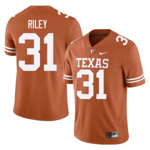 College Football Orange #31 Mens Yaheim Riley UT Longhorns Player Jerseys 455707-574