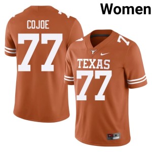 College Football Womens #77 Andre Cojoe Orange Stitched UT Jersey 396346-713