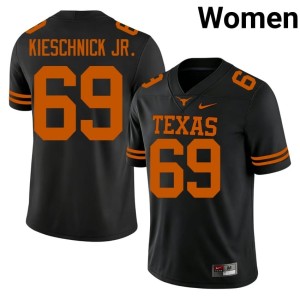 College Football Women Brooks Kieschnick Jr. UT Black NCAA #69 Jerseys 471335-106