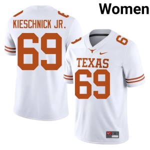 College Football Brooks Kieschnick Jr. Lone Star State Reps White Women #69 University Jerseys 329100-586