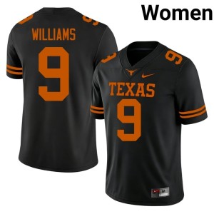 College Football Womens Limited University of Texas Longhorns Jonah Williams #9 Black Jersey 817372-235