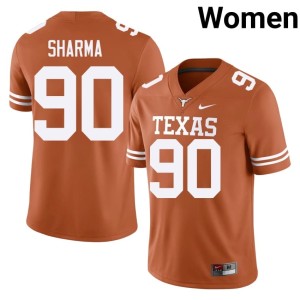 College Football Orange Womens Josiah Sharma #90 Stitched UT Jersey 954877-111