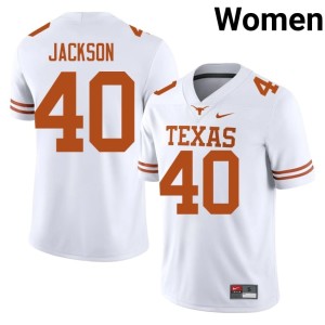 College Football White Lance Jackson Lone Star State Reps Womens #40 2026 Jersey 888346-173