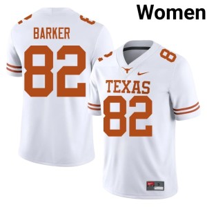 College Football Embroidery #82 Ridge Barker Women's White UT Jersey 424775-499