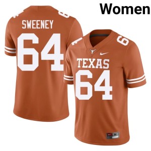 College Football UT Womens #64 Orange University Robert Sweeney Jersey 283101-339