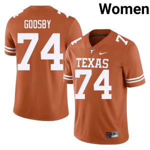 College Football Womens Trevor Goosby Orange UT 2026 #74 Jerseys 938806-237