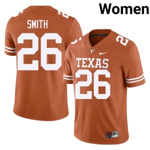 College Football Texas Orange #26 Ty'Anthony Smith 2026-27 Womens Jerseys 428145-681