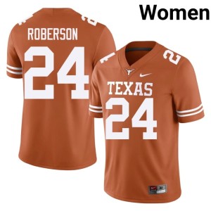 College Football Womens Texas Athletics 2026-27 Warren Roberson #24 Orange Jersey 269667-788