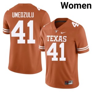 College Football High School Ziky Umeozulu Orange Womens #41 UT Jerseys 288628-421