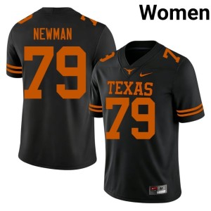 College Football Alumni Womens Black Longhorns Jonte Newman #79 Jersey 560904-129