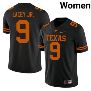 College Football Alumni Black UT Women's #9 Karle Lacey Jr. Jersey 839477-163